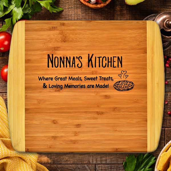 Bamboo Rectangle Cutting Board - 904 Custom