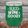 Red Wine & Boozy - 12 oz Powder Coated Etched Tumbler