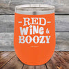 Red Wine & Boozy - 12 oz Powder Coated Etched Tumbler