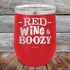 Red Wine & Boozy - 12 oz Powder Coated Etched Tumbler