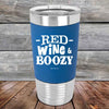 Red Wine & Boozy - 20 oz Premium Silicone Wrapped Engraved Tumbler