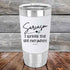 Sarcasm I sprinkle that shit everywhere - Premium Silicone Wrapped Engraved Tumbler