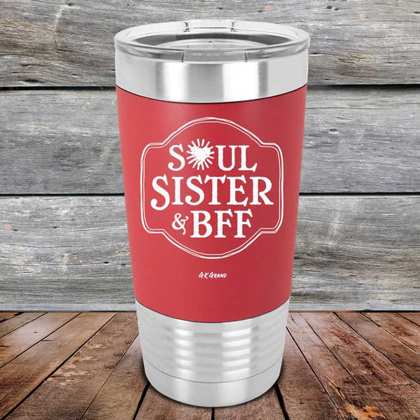 Soul Sister - Premium Silicone Wrapped Engraved Tumbler