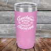 Sunshine Mixed with a Little Hurricane - Powder Coated Etched Tumbler