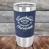 Sunshine Mixed with a Little Hurricane - Premium Silicone Wrapped Engraved Tumbler