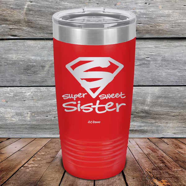 Super Sweet Sister - Powder Coated Etched Tumbler