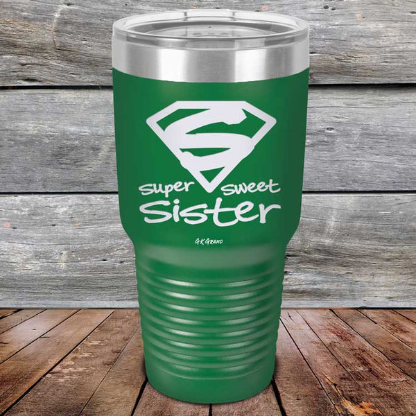 Super Sweet Sister - Powder Coated Etched Tumbler