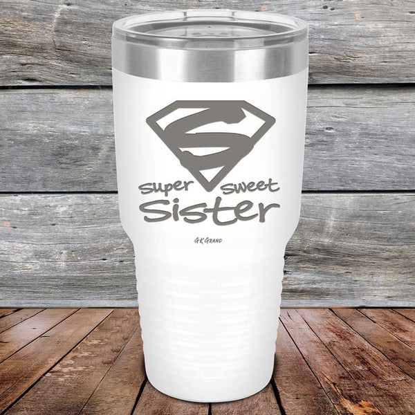 Super Sweet Sister - Powder Coated Etched Tumbler