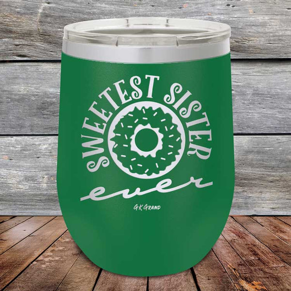 Sweetest Sister Ever - Powder Coated Etched Tumbler