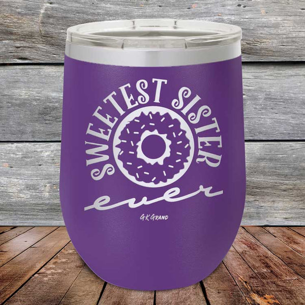 Sweetest Sister Ever - Powder Coated Etched Tumbler