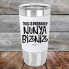 THIS IS PROBABLY NUNYA BIZNIZ - Premium Silicone Wrapped Engraved Tumbler