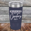 WARNING the BFF'S Are Drinking Again!- Powder Coated Etched Tumbler