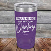 WARNING the BFF'S Are Drinking Again!- Powder Coated Etched Tumbler