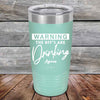 WARNING the BFF'S Are Drinking Again!- Powder Coated Etched Tumbler