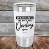 WARNING the BFF'S Are Drinking Again!- Premium Silicone Wrapped Engraved Tumbler