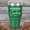 WARNING the BFF'S Are Drinking Again!- Powder Coated Etched Tumbler