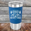 Welcome to our Campsite Where the Fire is HOT & Brews are COLD - Premium Silicone Wrapped Engraved Tumbler