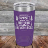 Welcome to our Campsite Where the Fire is HOT & Brews are COLD - Powder Coated Etched Tumbler