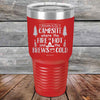 Welcome to our Campsite Where the Fire is HOT & Brews are COLD - Powder Coated Etched Tumbler