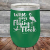 Who gives a Flying Flock - Powder Coated Etched Tumbler