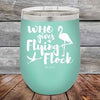 Who gives a Flying Flock - Powder Coated Etched Tumbler