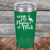 Who gives a Flying Flock - Powder Coated Etched Tumbler