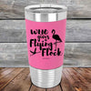 Who gives a Flying Flock - Premium Silicone Wrapped Engraved Tumbler