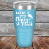 Who gives a Flying Flock - Powder Coated Etched Tumbler