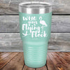 Who gives a Flying Flock - Powder Coated Etched Tumbler