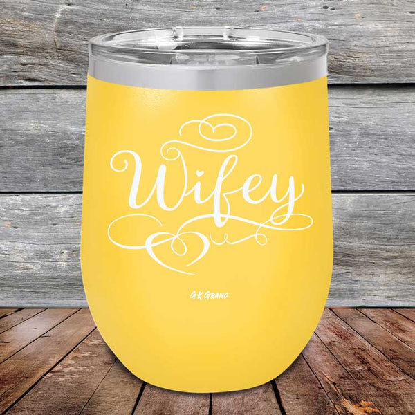 Wifey - Powder Coated Etched Tumbler