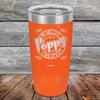 World's Greatest Poppy - Powder Coated Etched Tumbler