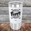 World's Greatest Poppy - Premium Silicone Wrapped Engraved Tumbler